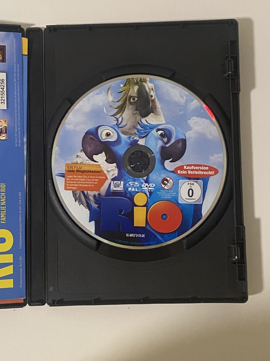 Tutti i DVDs: DVD Rio + digital kopie – Usato da Oensingen venduto da mig_99db 2