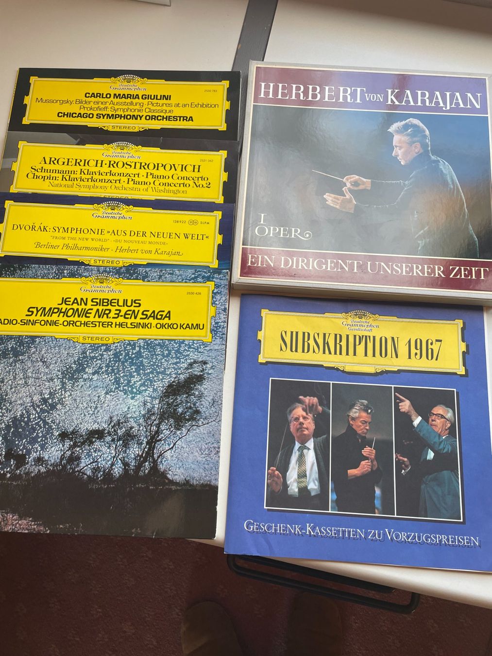 Dischi in vinile: 8 LP Grosser Klassiker - deutsche Grammaphon – Usato da Appenzell Steinegg venduto da Wurzlers