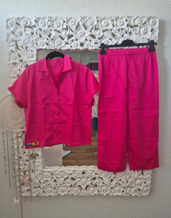 *NEU* PYJAMA 2-TEILIG, FISCHBACHER STOFFE, Gr.S NP 430.-