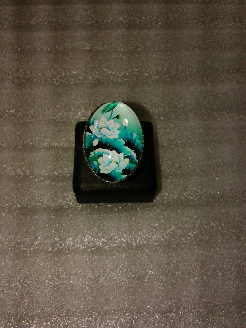 Anelli: ring edelsthal,,mit blumen,,,glanzig – Nuovo (secondo la descrizione) da Basel venduto da bijoutrie_4 1