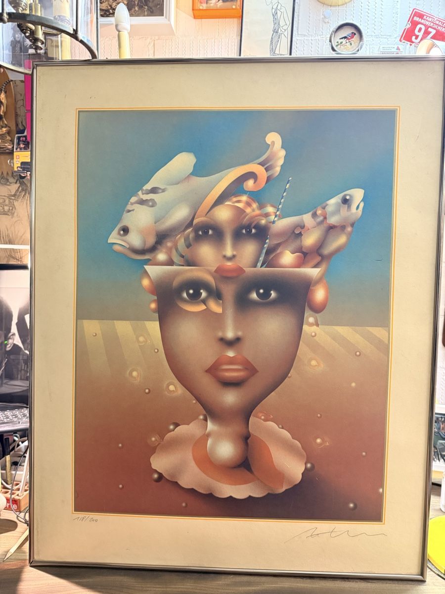 Grafica & Litografie: Surrealistische Lithographie – Usato da Solothurn venduto da NUVICO