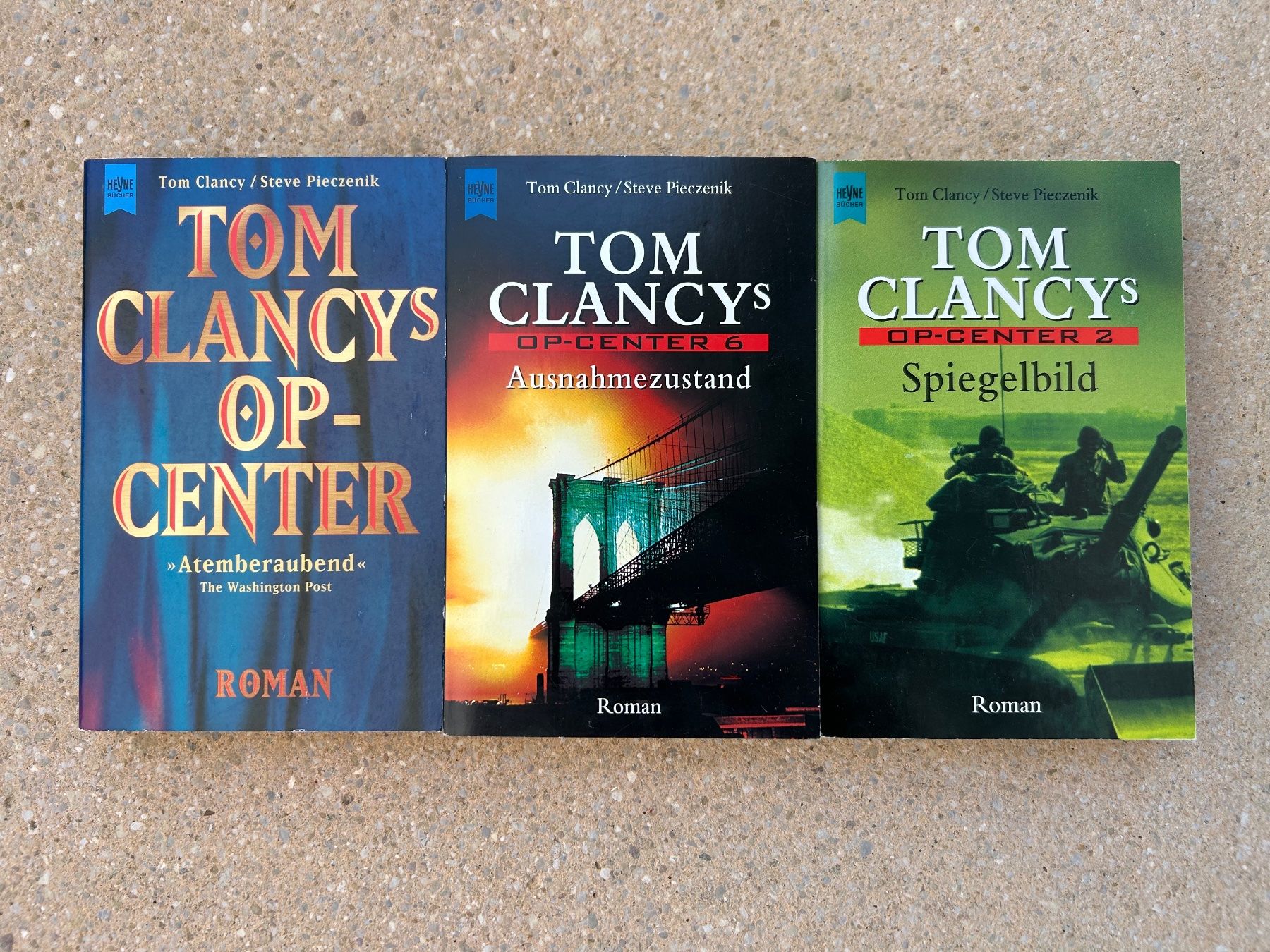 Libri: Tom Clancy OP-CENTER Romane 3 Stck gebraucht – Usato da Mörigen venduto da Knopf63