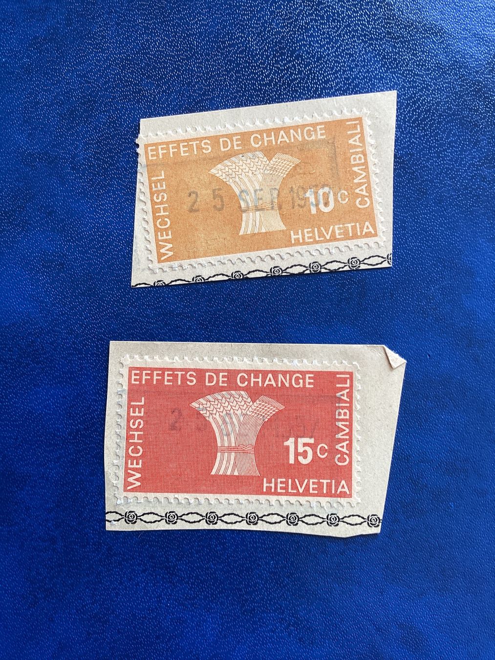 Tutti i francobolli: briefmarke schweiz effets de change wechsel – Usato da Reinach BL venduto da andreas_mueller