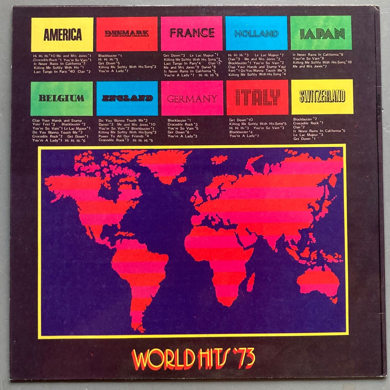 Dischi in vinile: DIVERS ARTISTES - WORLD HITS 73 – Usato da Poliez-Pittet venduto da Newtown-Records 1