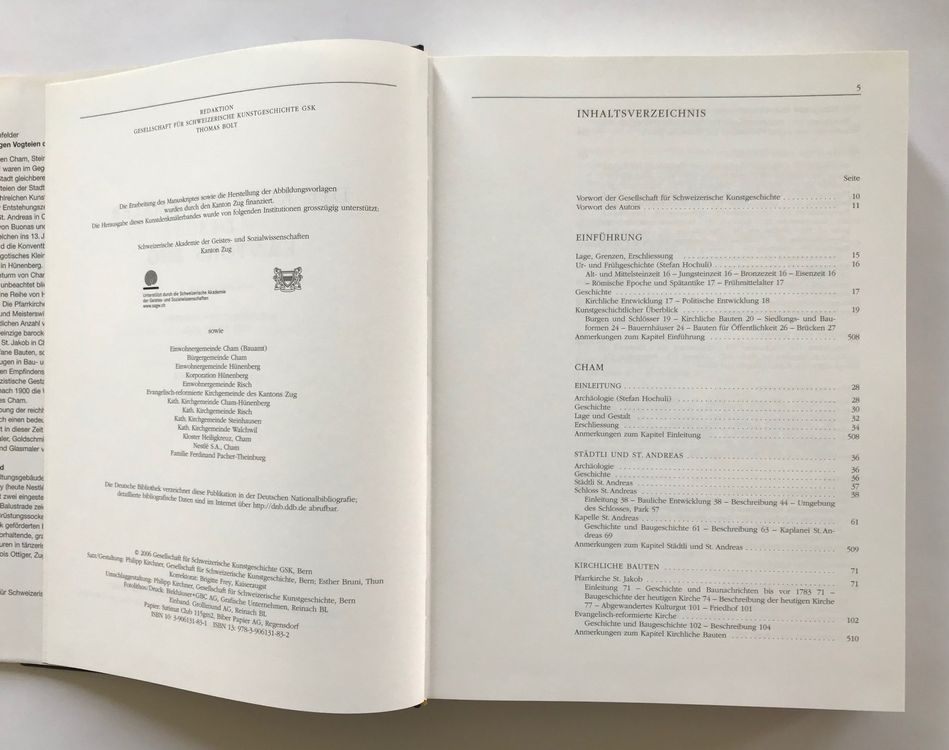 Die Kunstdenkmäler des Kantons Zug. Band  I + II (NA) 7