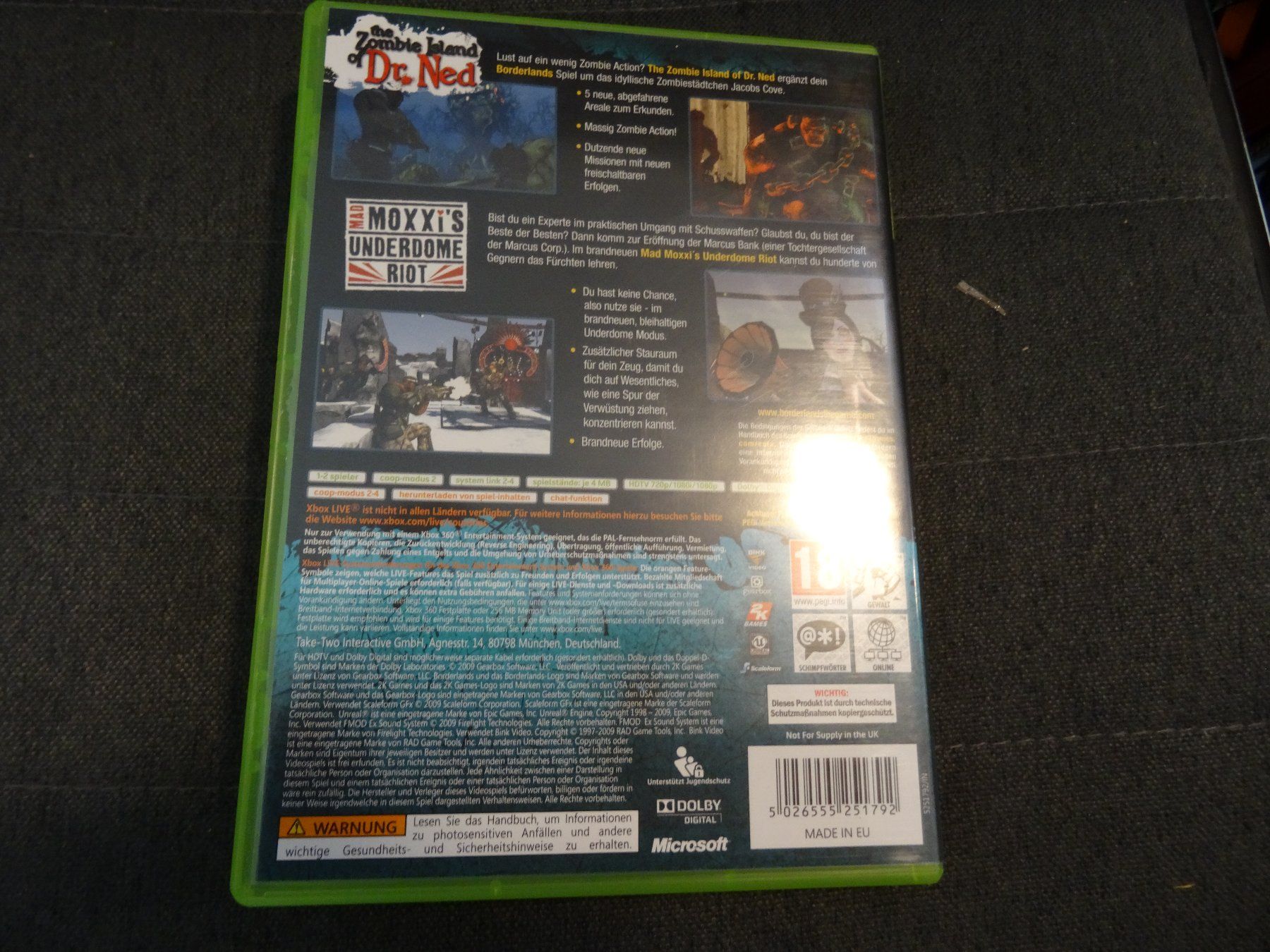 Giochi: Borderlands - ADD-ON Doppelpack XBOX 360 – Usato da Olten venduto da Disc-Ausverkauf 2