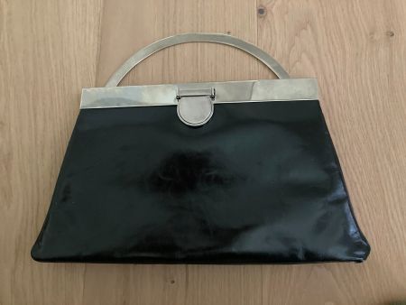 Elegante Vintage Handtasche, schwarz, Top Zustand!