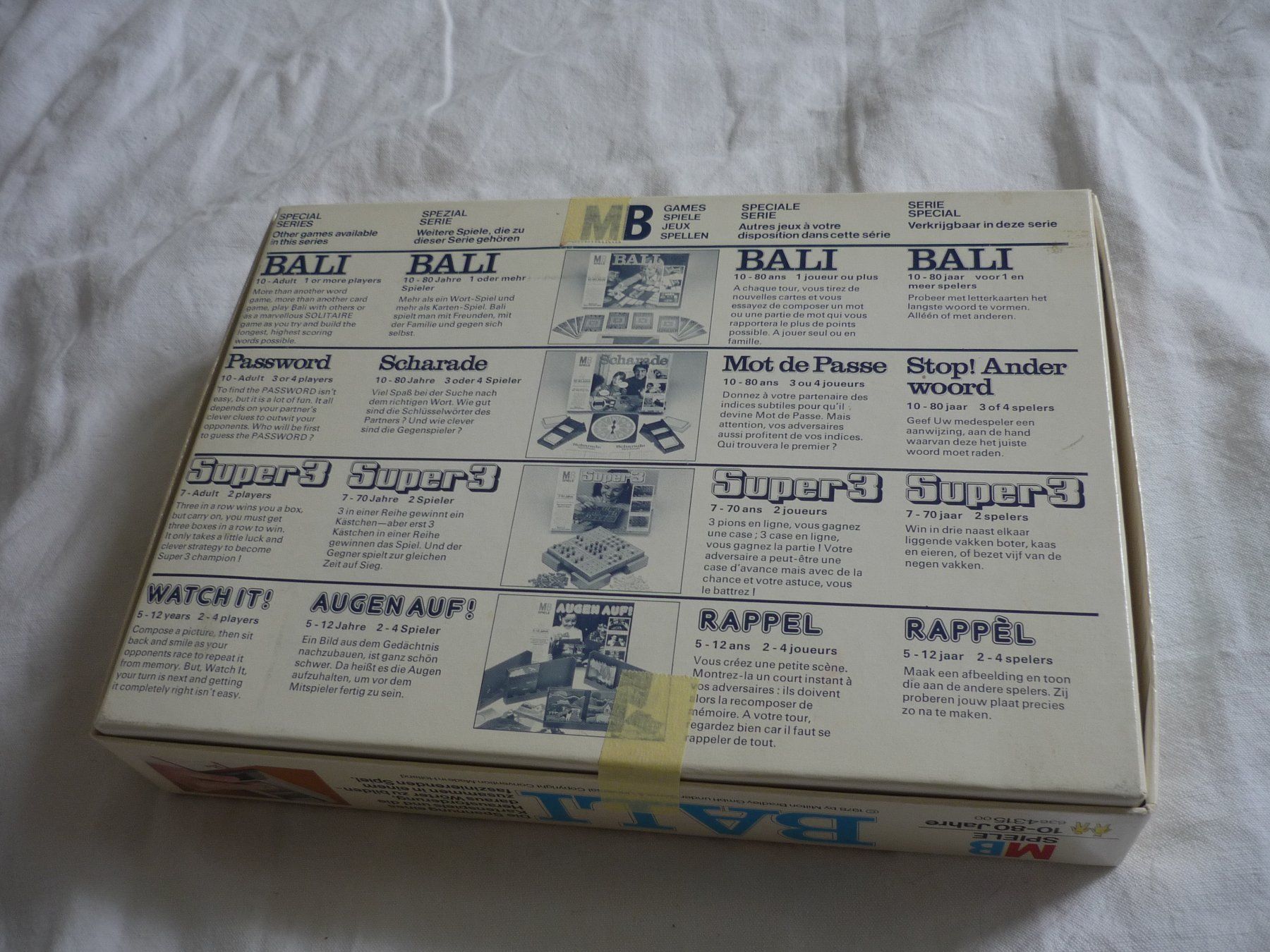 Giochi: Brettspiel - MB spiele - Bali – Usato da Beringen venduto da Flatretriever 1