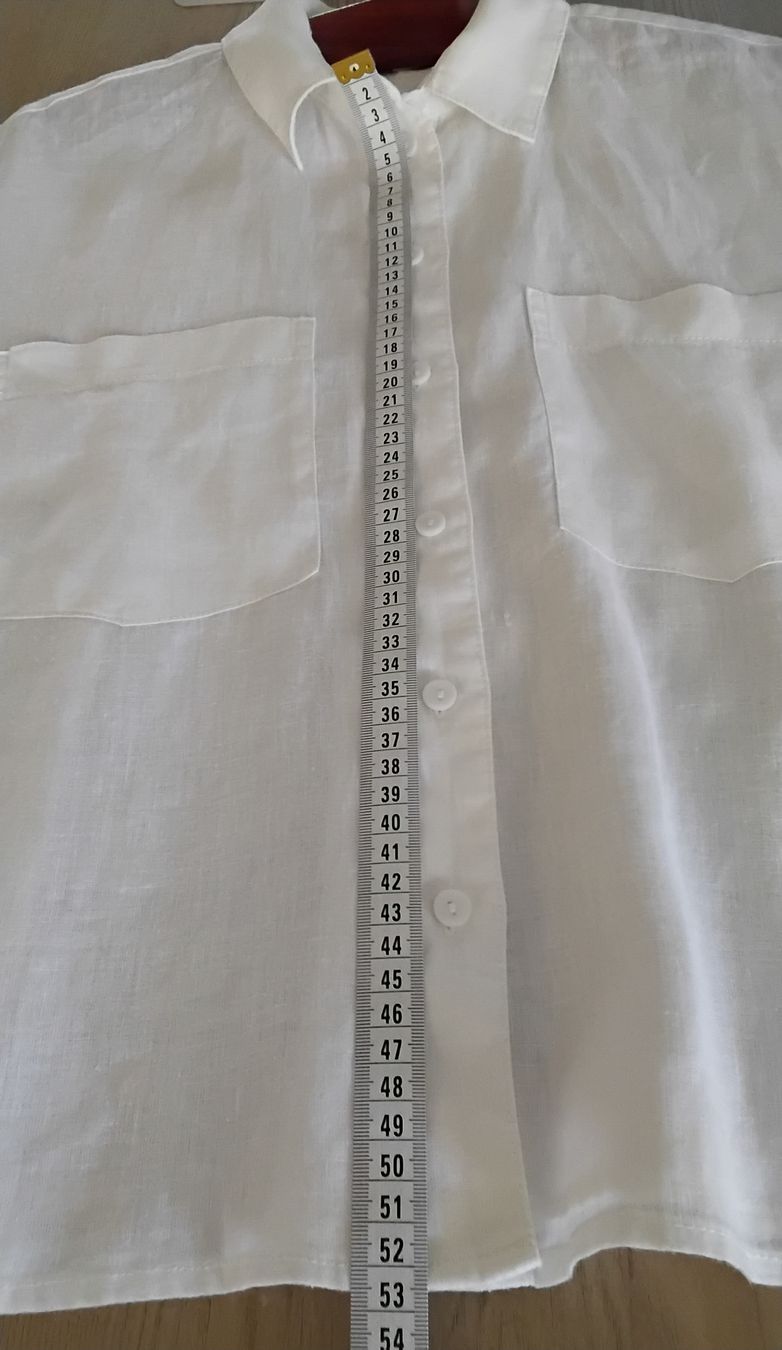 C&A Camicette: Kurzarmbluse weiss Leinen Grösse S-L – Nuovo (secondo la descrizione) da Rupperswil venduto da Joggi023 3