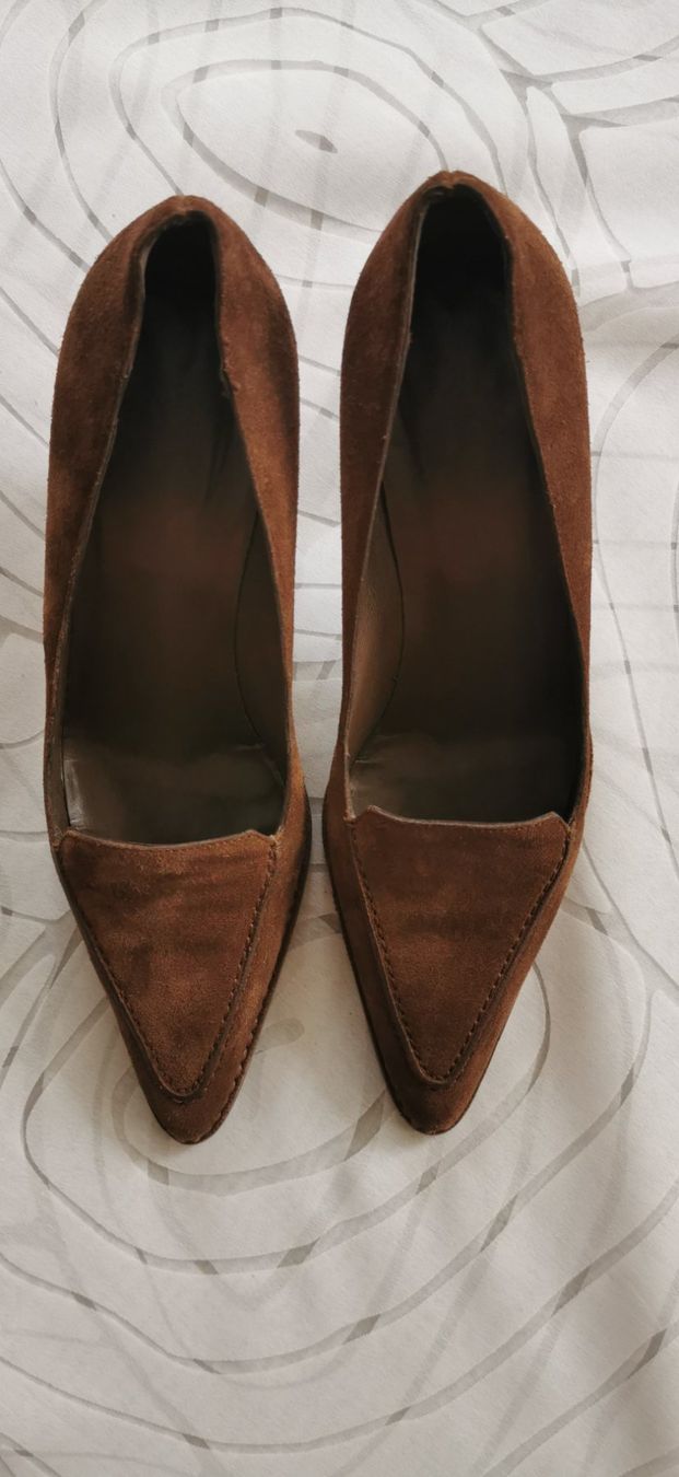 Gucci Damenschuhe: Gucci Wildleder Pumps Gr. 37.5 Braun – Neu (gemäss Beschreibung) aus Egg b. Zürich von bil_6lr7 2