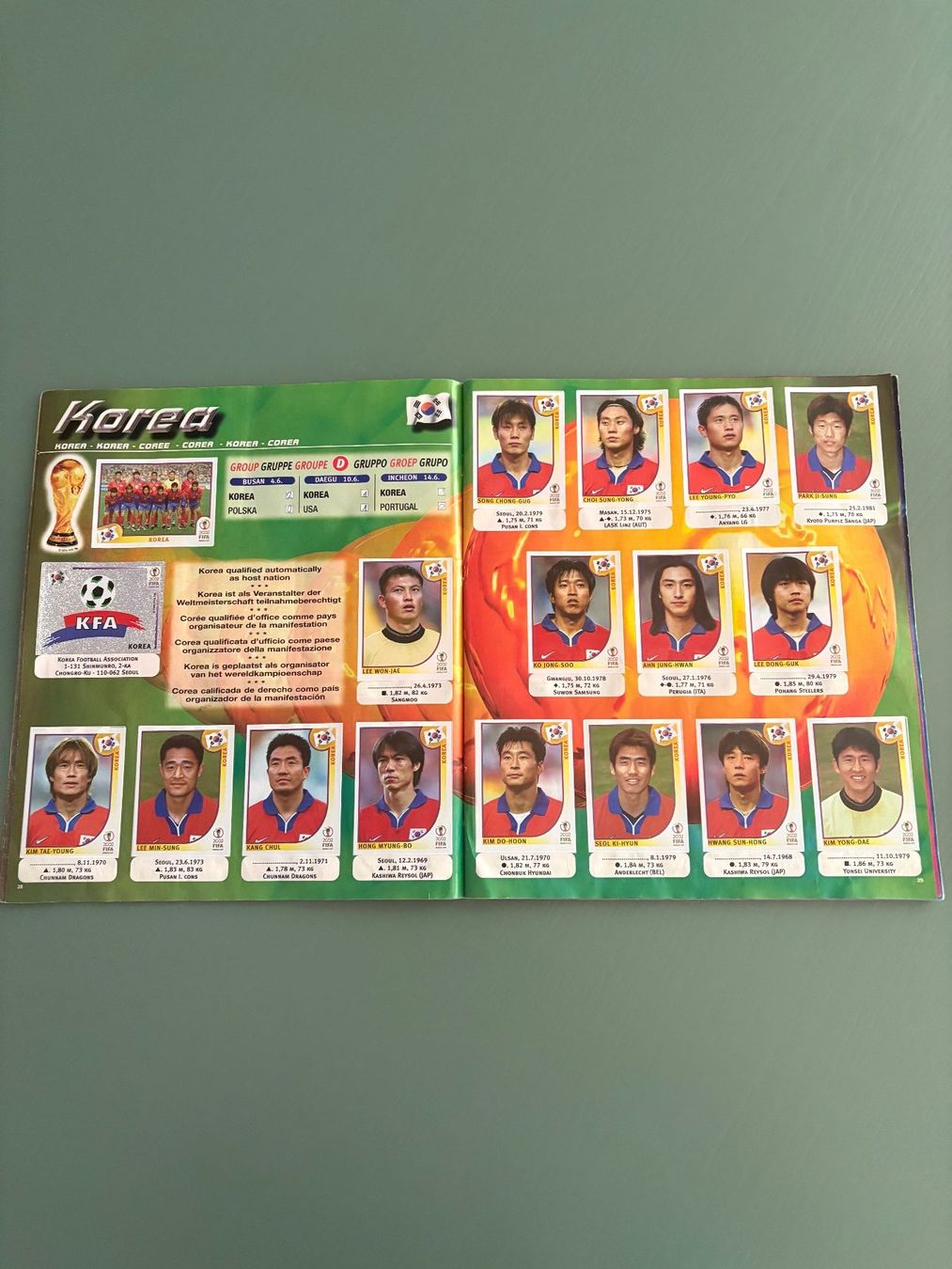 Panini Album: Panini-Heft WM 2002 / Korea Japan – Usato da Zürich venduto da jimmy_12 7