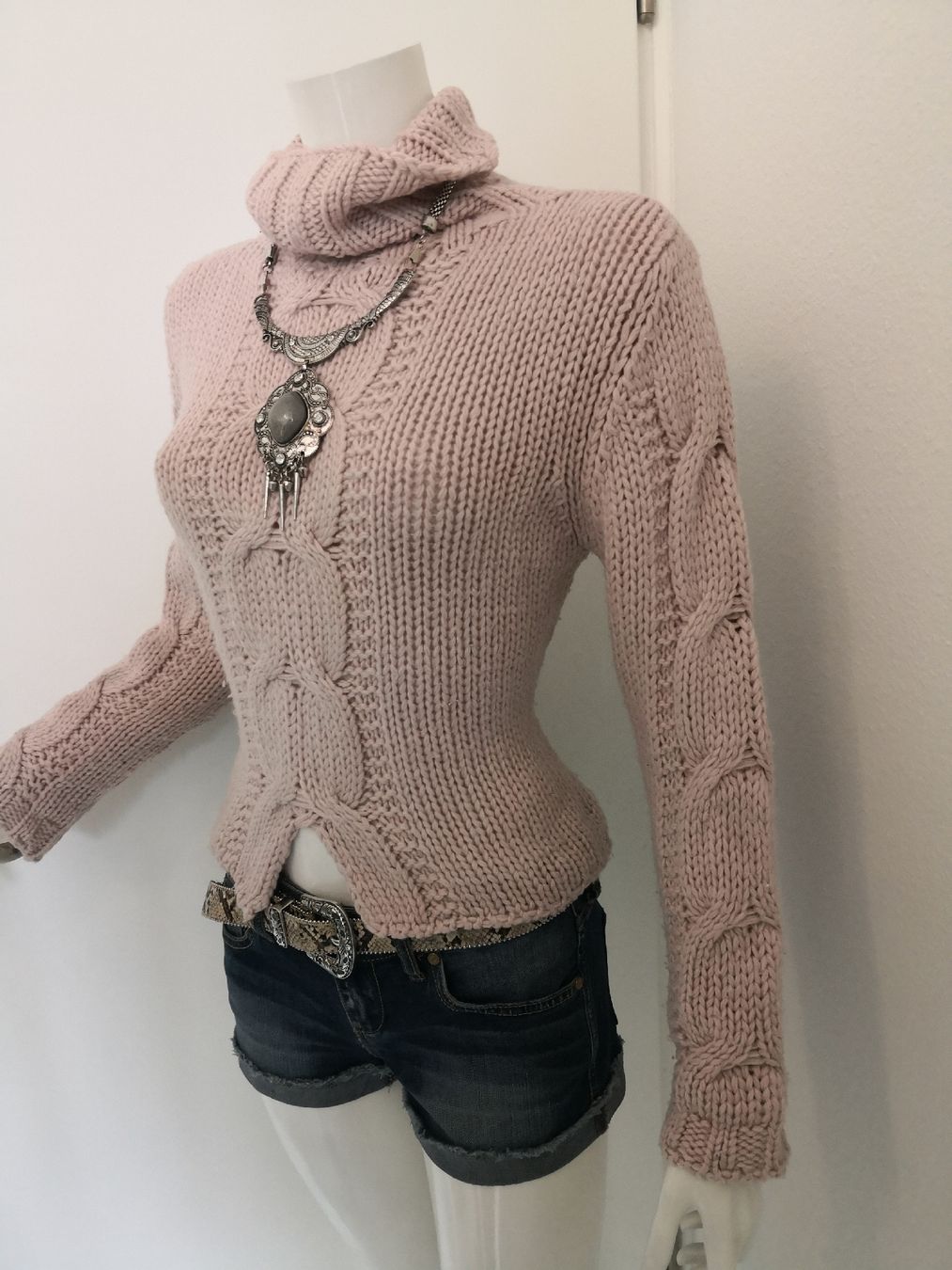 Maglioni & Felpe: 🤩ICM ROLLKRAGEN-STRICK-PULLOVER ROSA – Usato da Olten venduto da Naja-Twins-Twins 6