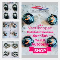 Mini S Ventilkappen Ventildeckel Aluminium 4er-Set Neu