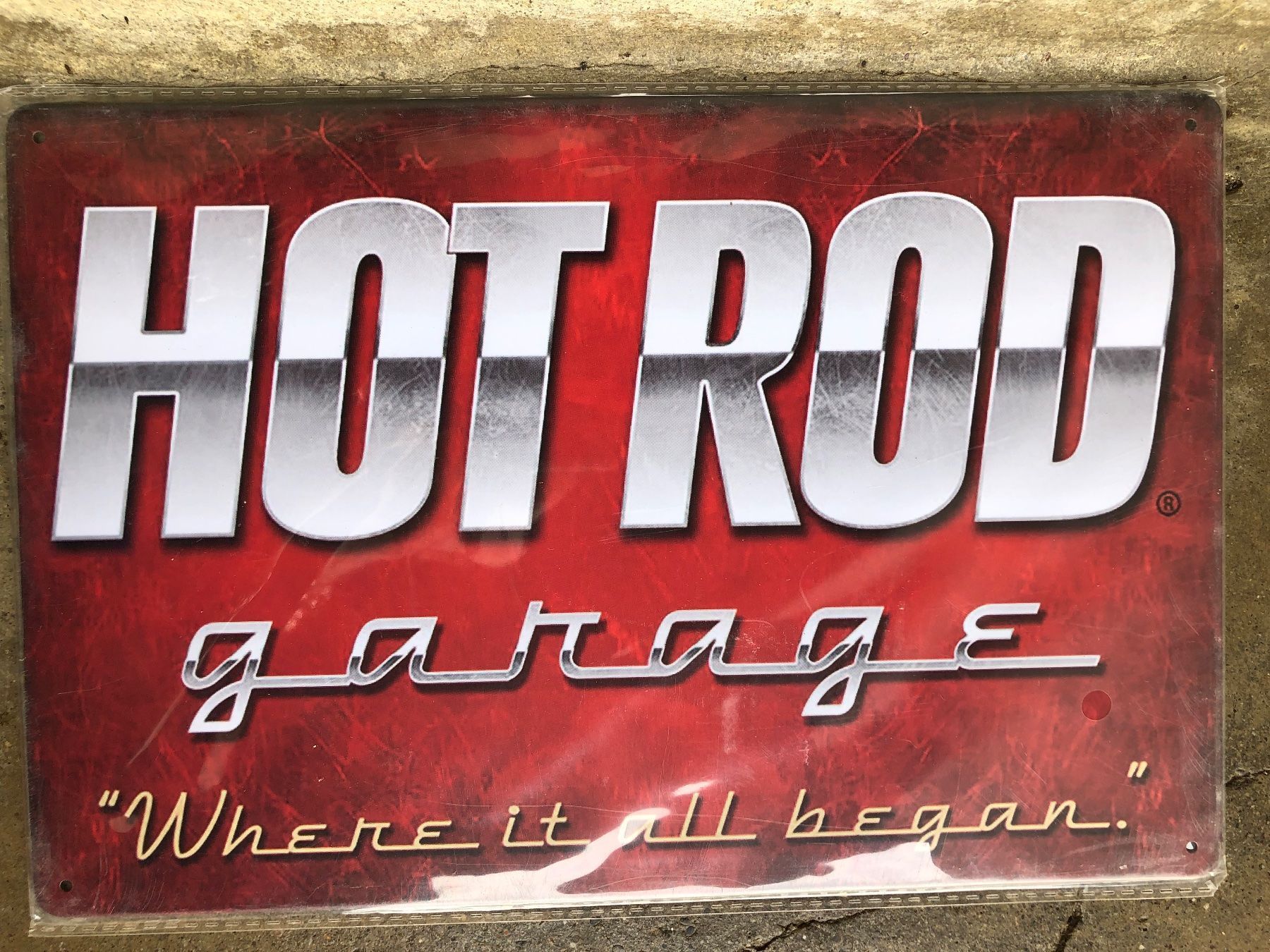 Insegne: Hot rod garage usa v8 – Nuovo e nell'imballaggio originale da Reinach AG venduto da rares75