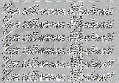 Aufkleber: Sticker Zur silbernen Hochzeit – Neu (gemäss Beschreibung) aus Schlatt TG von mavo85 1