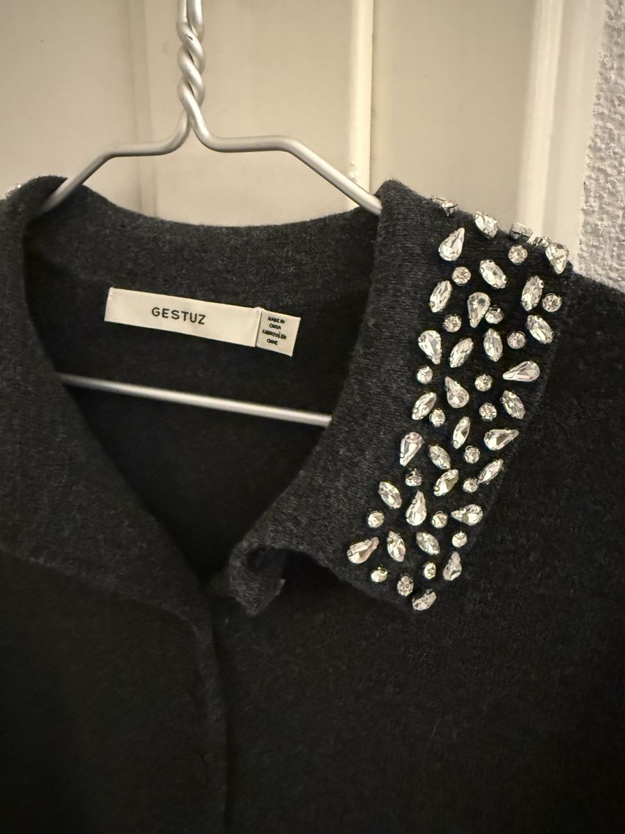 Gestuz Pullover & Sweatshirts: Gestuz Polo-Shirt / Sweater S mit Glitzer – Neu (gemäss Beschreibung) aus Bern von kwa_pyt9 2