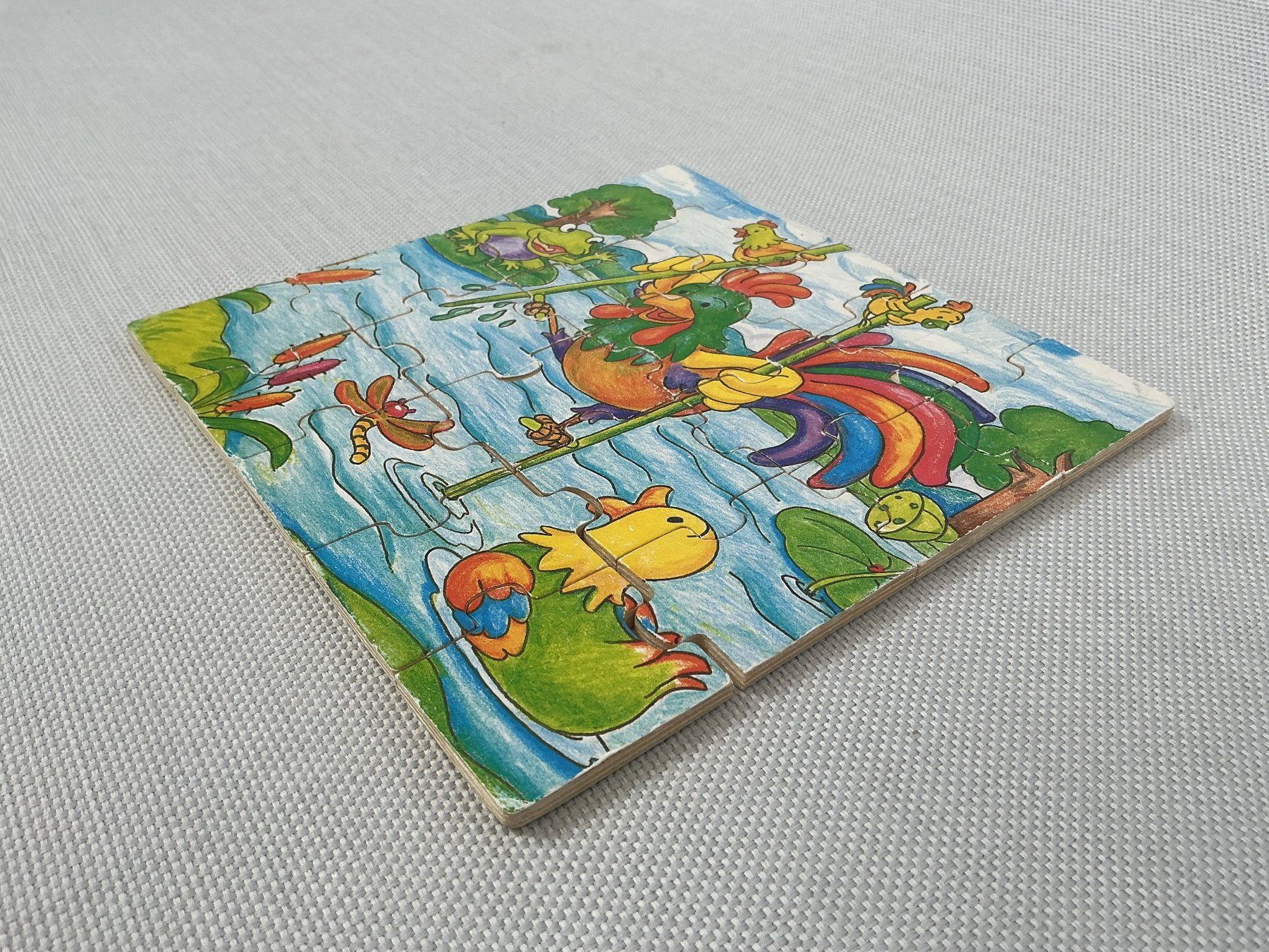 Puzzle: HOLZPUZZLE - Hahn auf Stelzen – Usato da Richterswil venduto da Restwert_Richterswil 2