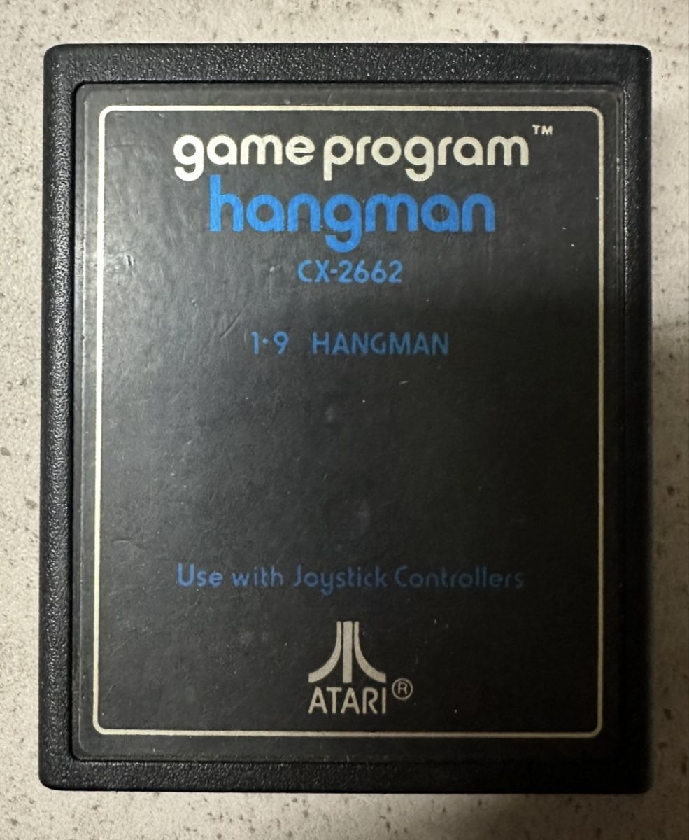 Atari Giochi: Atari Hangman Spielmodul CX-2662 – Usato da Kestenholz venduto da Matti_10