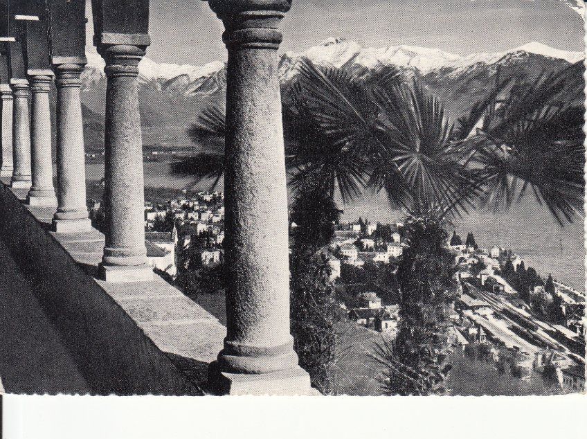 Ansichtskarten: Madonna del Sasso 1954 – Gebraucht aus Bürglen TG von StampGraf