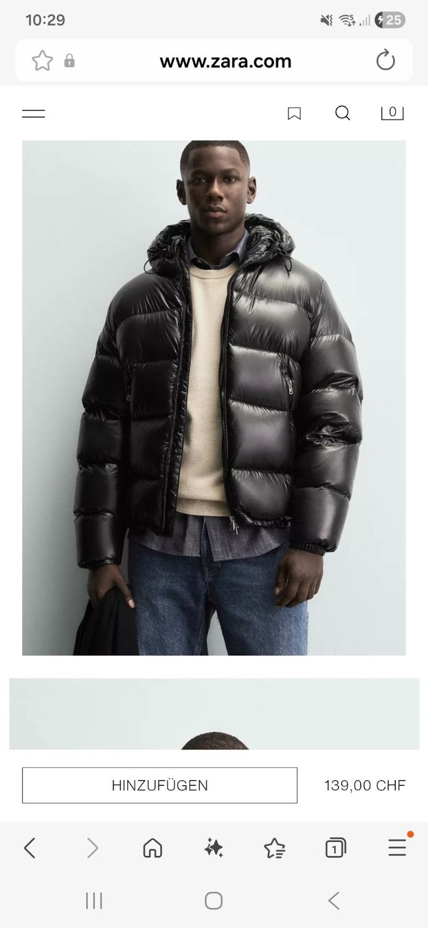 Zara Giacche: zara schwarze Daunenjacke – Nuovo (secondo la descrizione) da Genève venduto da chay.1