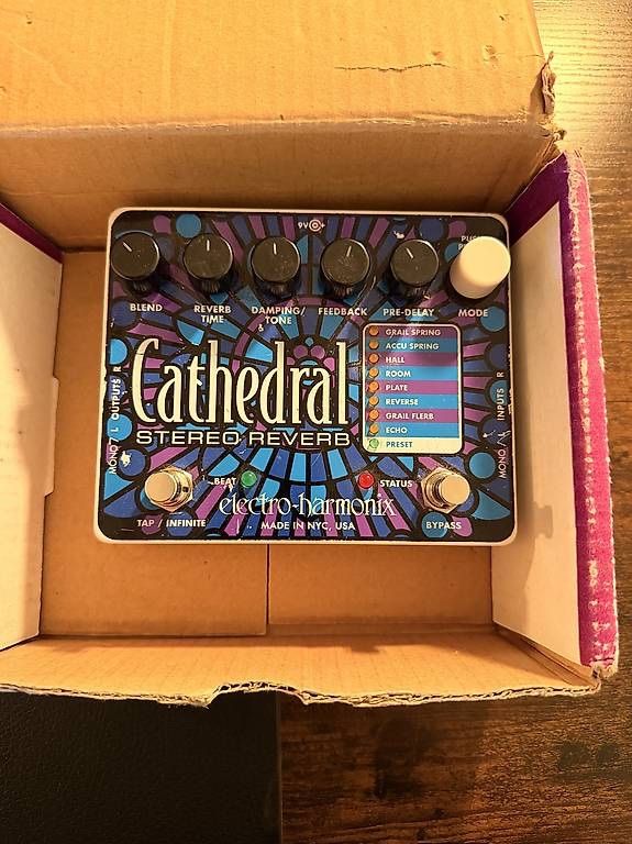 Electro-Harmonix Strumenti musicali: Electro-Harmonix Cathedral Stereo Reverb – Usato da Günsberg venduto da ildierfdivad