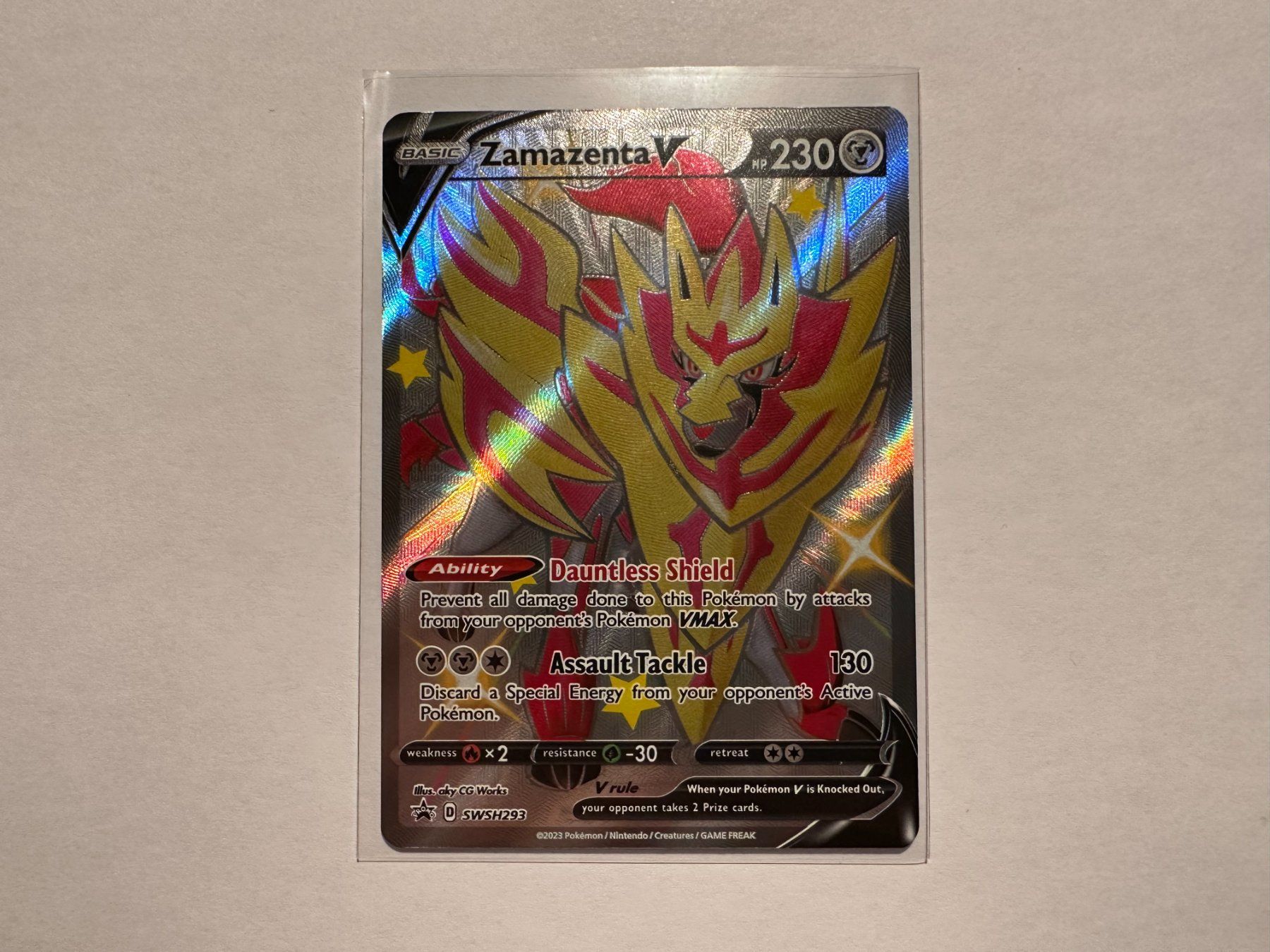 Pokémon Sammelbilder & Trading cards: Zamazenta V SWSH Promo EN – Neu (gemäss Beschreibung) aus Hagendorn von Pokecollectorch