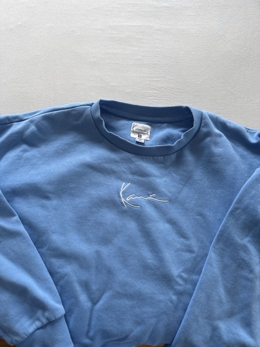 Maglioni & Felpe: Karl Kani Pullover / Sweater Gr. S hellblau Damen Logo Frühl – Nuovo (secondo la descrizione) da Muhen venduto da _arif_