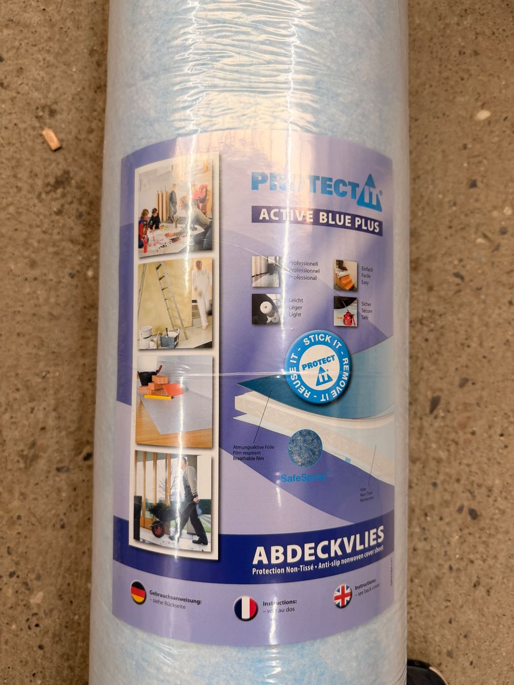 Autres matériaux de construction: ABDECKVLIES Protect IT Aktive Blue Plus  ab 1 m2 – Neuf avec emballage d'origine à Flumenthal par Tboni 2