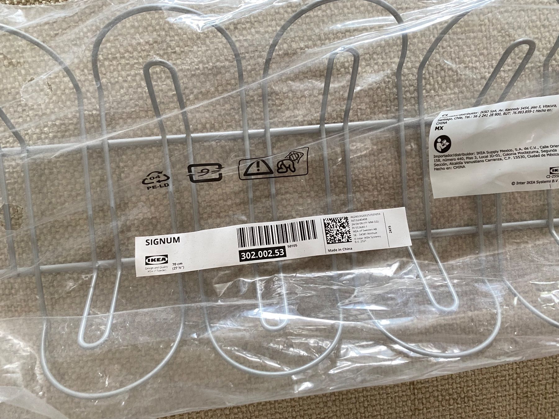 Ikea Altro Materiale elettrico: Ikea, SIGNUM Cable trunking horizontal, silver-colour, 70 cm – Nuovo e nell'imballaggio originale da Zürich venduto da anasustic 1