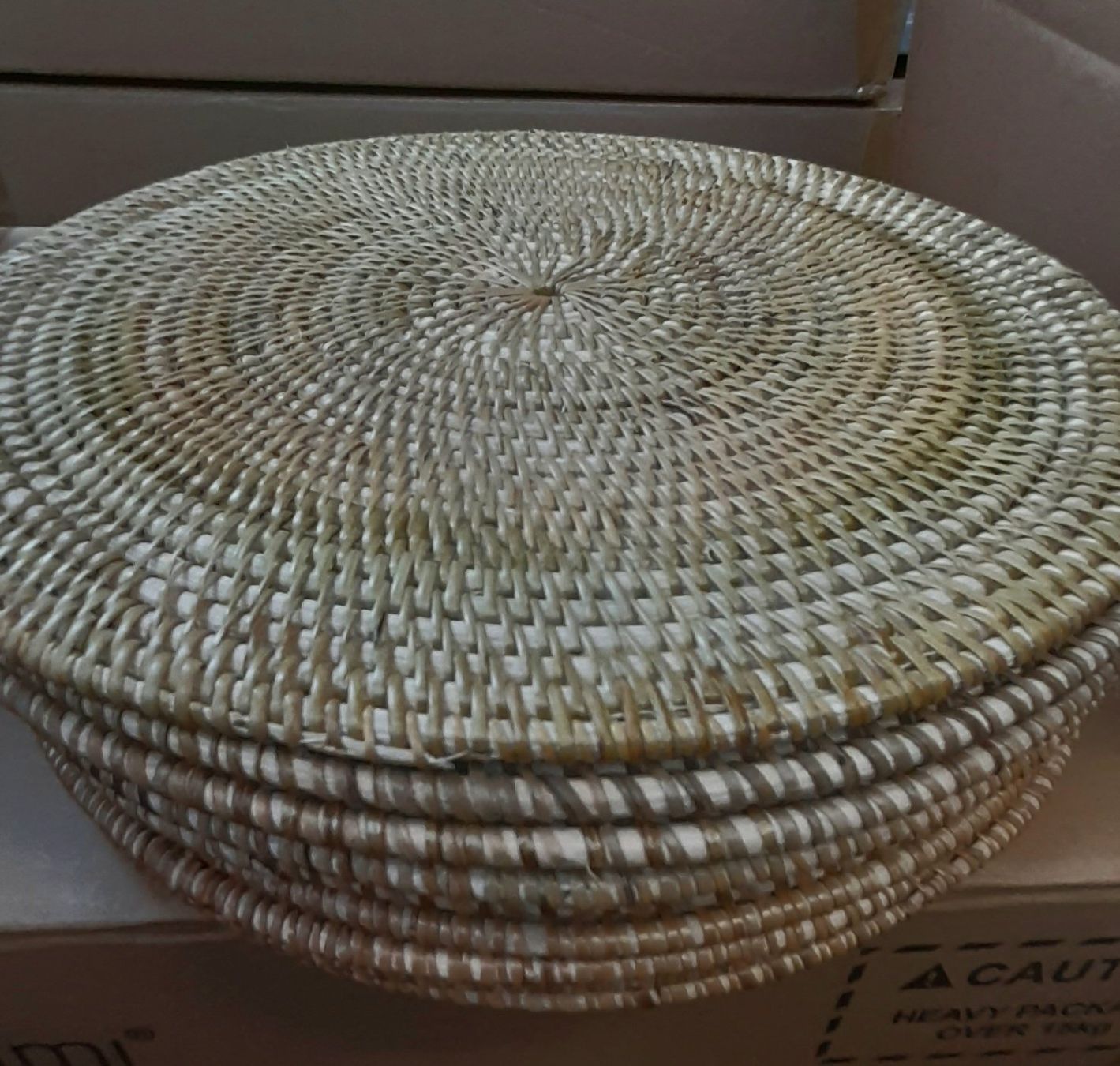 Tutte le decorazioni: RATTAN SET 5 Stk. AB 1 FR. – Nuovo (secondo la descrizione) da buttikon sz venduto da hsftbu 2