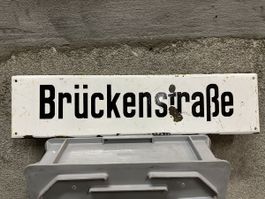 Brückenstrasse Strassenschild name