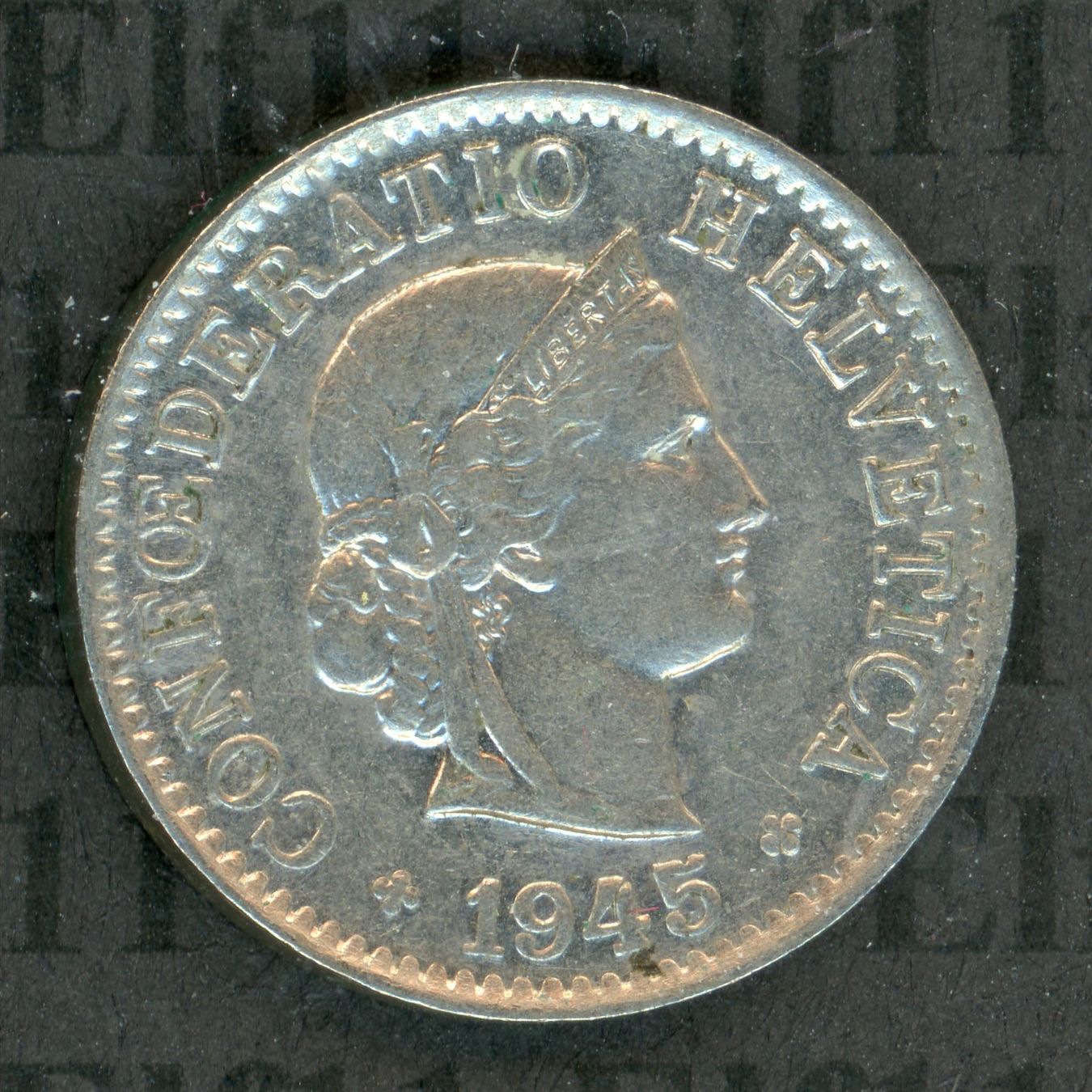Tutti le monete: CHF___0.05 1945 -unz 5 Rappen – Usato da Widnau venduto da Elf11