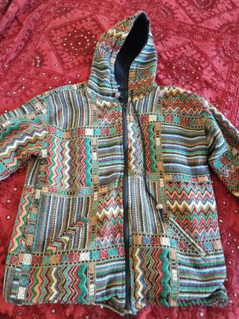 Nepal Jacke, Boho Hippie Goa M, schöner Zustand und sauber
