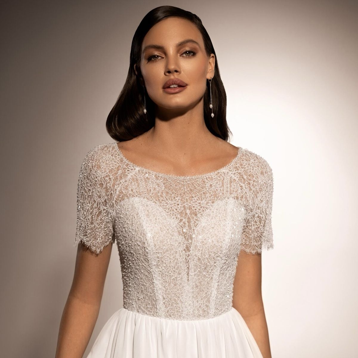 Vestiti: NEW! Brautkleid Gr. 36-38 – Nuovo e nell'imballaggio originale da Brunnen venduto da Herzig-Brautmode