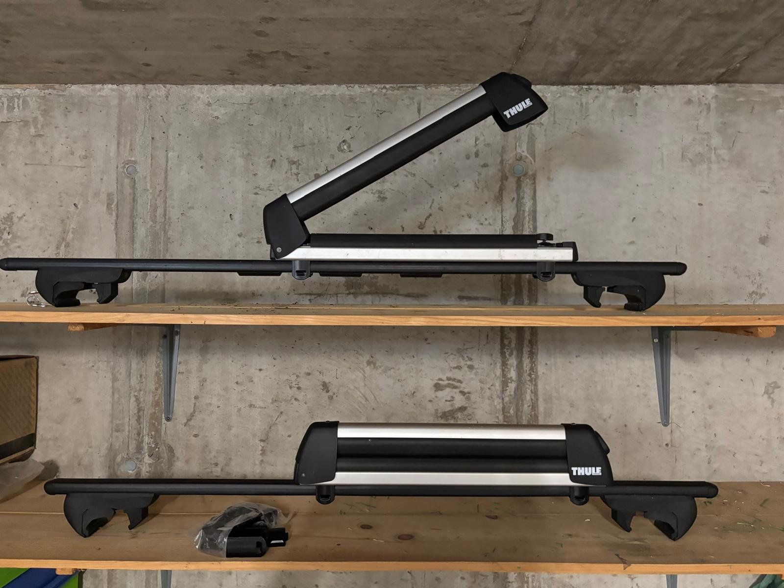 Thule Dachträger: Thule Skiträger, abschliessbar, ca. 120cm breit – Gebraucht aus Nidau von GiulianoB90