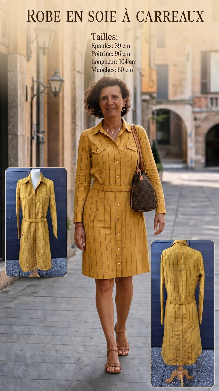 Vestiti: Robe en soie – Nuovo e nell'imballaggio originale da Fribourg venduto da VictoriaShop7 7