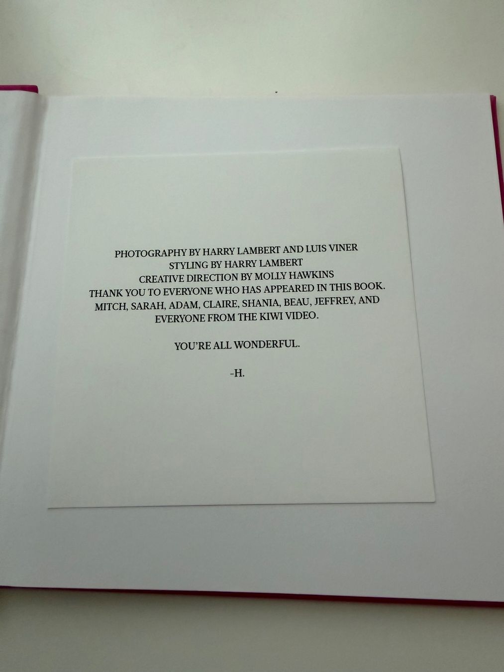 Livres: Harry Styles Merch – Neuf (Voir description) à Cham par leoniegrob 1