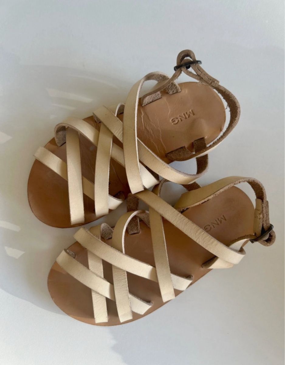 Mango Scarpe per ragazze: Sandales MANGO, pointure 25-26, cuir – Nuovo (secondo la descrizione) da Carouge GE venduto da Emilynette