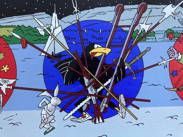 Grafica & Litografie: Sérigraphie  l'Escalade numérotée signée  EXEM 1990 – Nuovo (secondo la descrizione) da Onex venduto da gga_5vcf 2