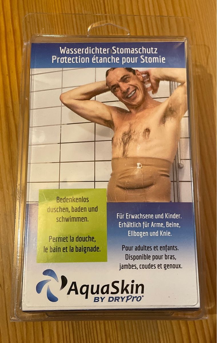Attrezzature mediche: AquaSkin Stomaschutz - bedenkenlos Duschen & Schwimmen – Nuovo e nell'imballaggio originale da Zuzwil BE venduto da Kleschtrimania