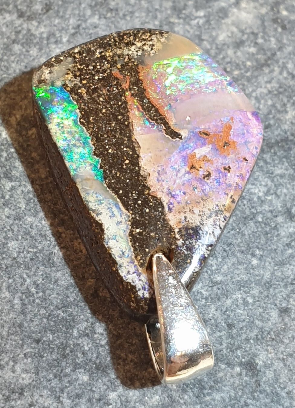 Ciondoli: Anhänger Boulder Opal. – Nuovo (secondo la descrizione) da Niederbüren venduto da Raphael014 4