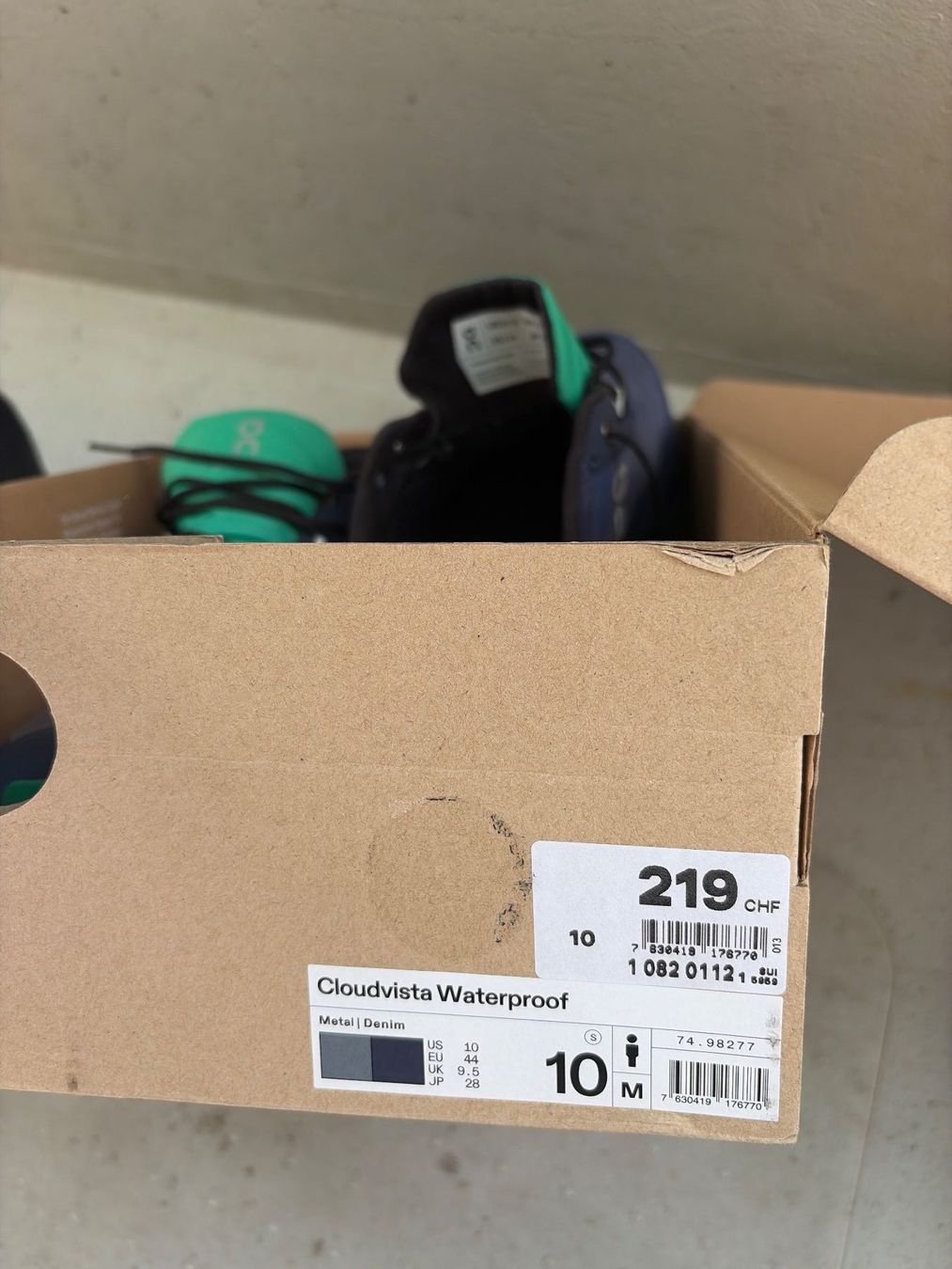 On Scarpe da uomo: On Cloudvista Waterproof Herren Grösse 44. – Nuovo (secondo la descrizione) da Oberweningen venduto da Achille.3 6