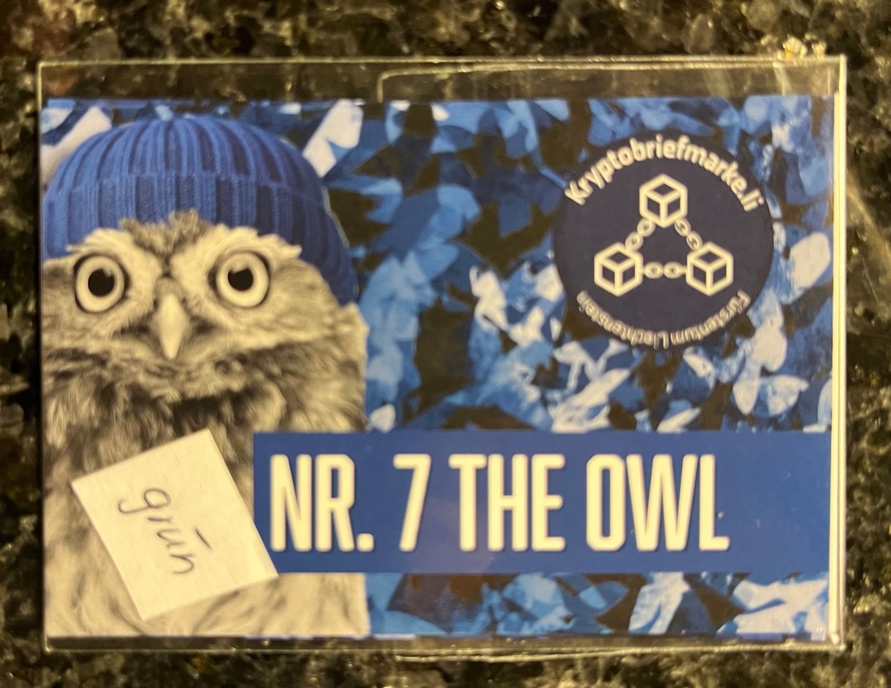 Tutti i francobolli: Liechtenstein Crypto Stamp Nr. 7 Owl grün – Nuovo (secondo la descrizione) da Freidorf TG venduto da ern_7s68