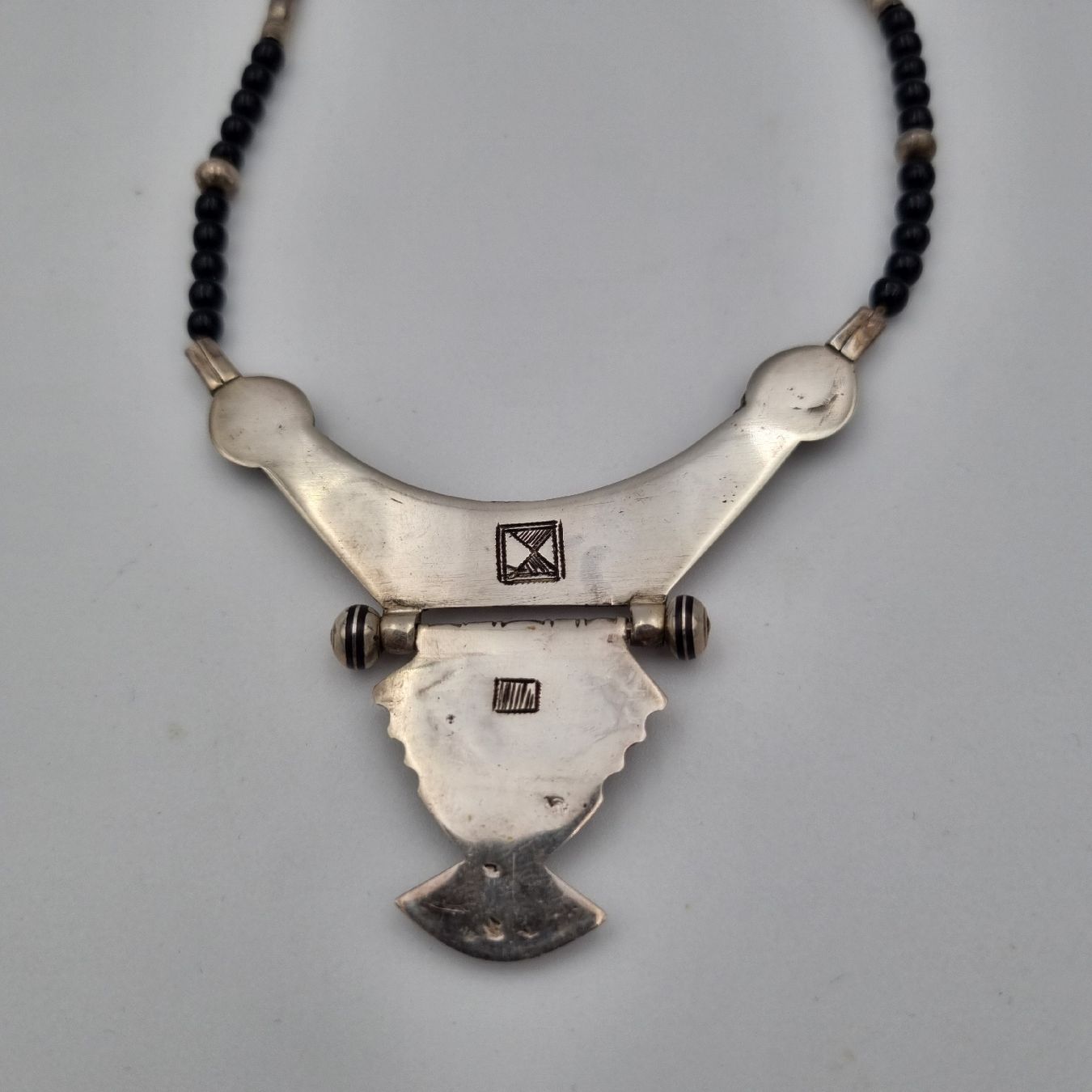 Catenine: Tuareg Silberkette mit Onyx – Usato da Kölliken venduto da ter_lkc7 3