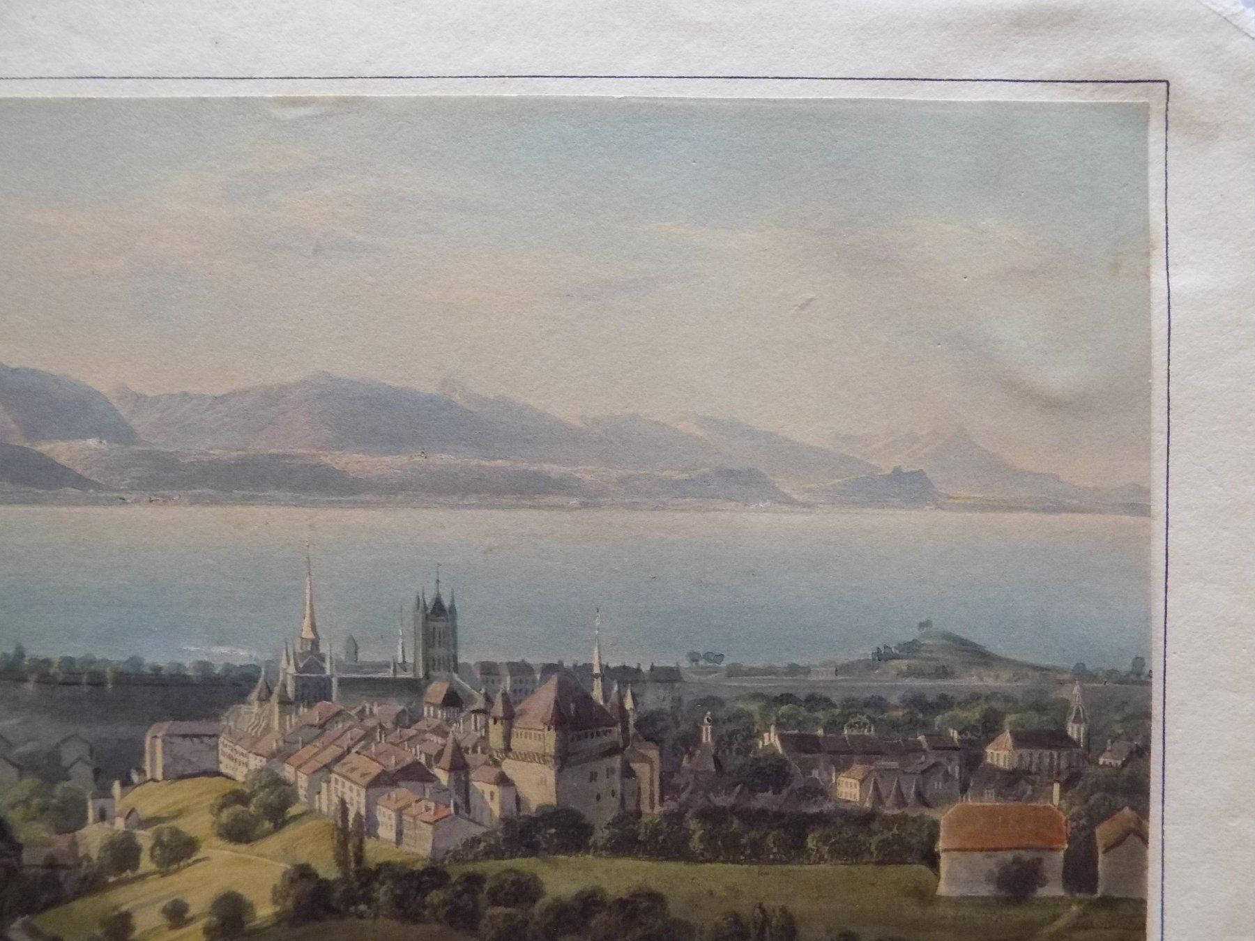 Incisioni: Lausanne colorée – Usato da Risch venduto da Antikfee 5