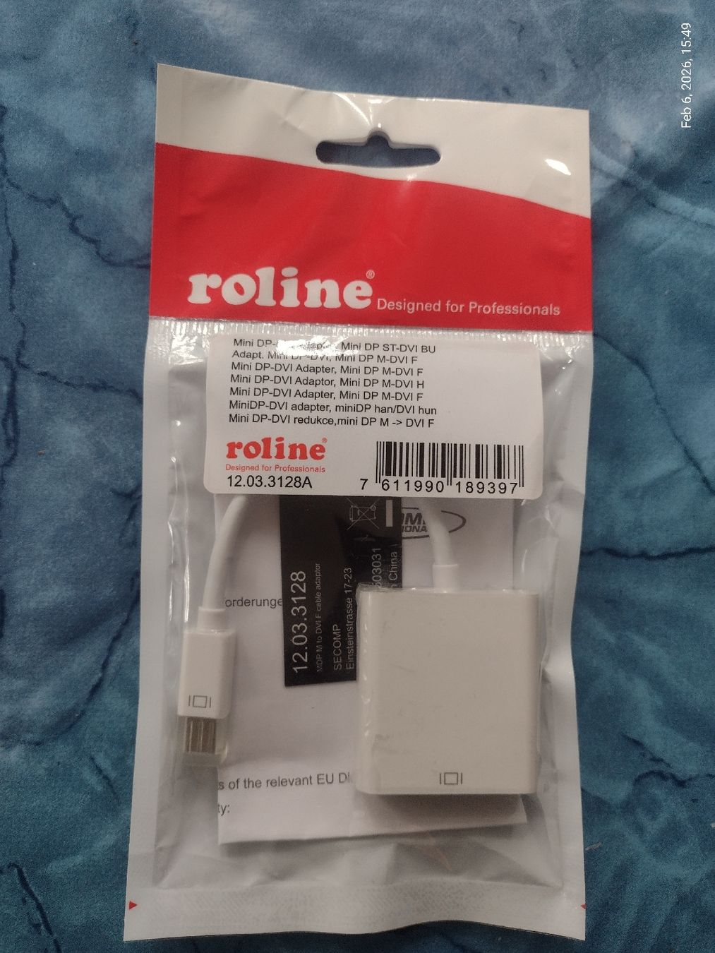 Laufwerke & Adapter: Roline Mini DisplayPort to DVI Adapter - New in Package – Neu und originalverpackt aus Zürich von TrainLine 2