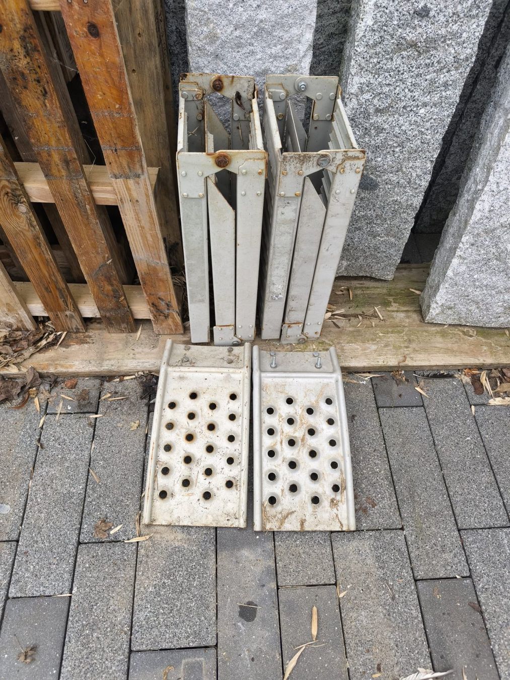 Rampe di accesso: Auffahrrampe klappbar 2 Stück – Usato da Rheinfelden venduto da michel90 1