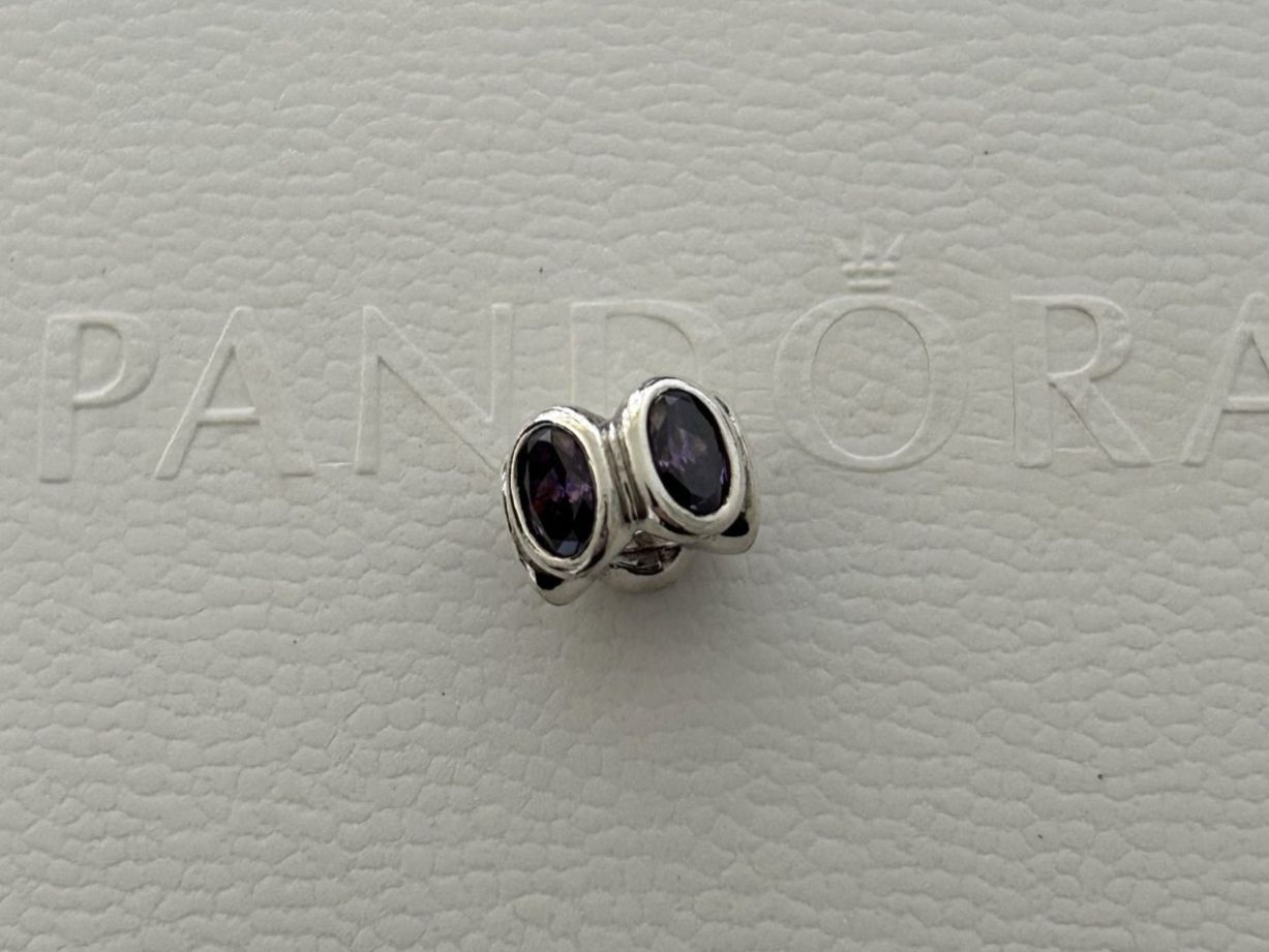 Pandora Ciondoli: Pandora Ovale Lichter Charm violett – Usato da Rheinfelden venduto da Boutique_Luxe