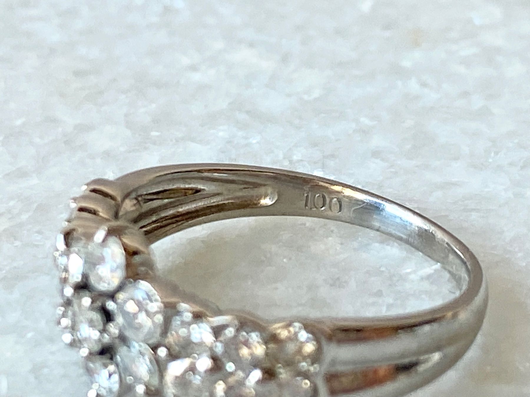 Ringe: 1ct Karat Diamant Ring aus Platin – Gebraucht aus Kriens von hannaandkiko 5