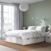 Nordli Bettgestell mit Schubladen und Lattenrost, 140x200